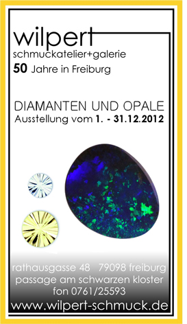Diamanten und Opale bei Wilpert